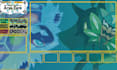 create custom pokémon game UI design, hud, battle screen and background scene