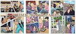 draw superhero comic webtoon storyboard from script to comic book pages