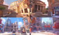 create professional 2d game UI design and environment art