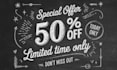 design custom chalkboard menu, cafe and restaurant signage