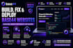 build fix and deploy base44 websites and web apps