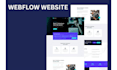 design website or convert figma to webflow with cms