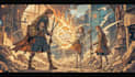 illustrate graphic novel comic book storyboard