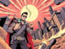 comic book illustration with comic book