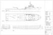 draw autocad 2d, 3d drawings of ship craft, technical,mechanical drawing