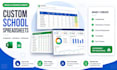 create custom school spreadsheets, gradebooks, attendance trackers and dashboard
