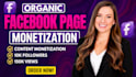 do facebook page monetization fb content monetization fb page monetization