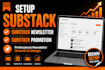 setup substack substack newsletter substack promotion