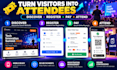 design event website conference website ticket booking and event booking website