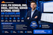 fix domain, dns, email, hosting, server and cpanel issues on cloudflare