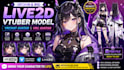 design and rig live2d vtuber model, vrchat avatar, vrc avatar, live2d rigging