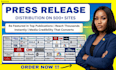 do press release writing press release distribution publish press release