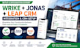 setup wrike construction jonas construction software leap CRM integration CRM