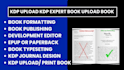 kdp upload KDP expert book upload book formatting publishing proofreading