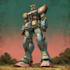 do anime style mecha robot illustrations