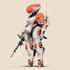 create stunning sci fi robot character art and designs