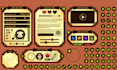 create stylized 2d game UI UX, hud, gui and mobile game interface