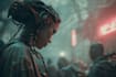 make a cyberpunk character art