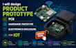 design product prototype pcb, hardware prototype electronics enclosure for iot