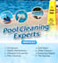 make hand drawn pool cleaning and pool service logo