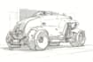 draw custom automotive design sketches for your project