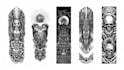 create a custom trash polka tattoo design