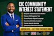 draft your cic community interest statement UK