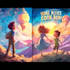 create a premium childrens book cover illustration