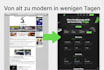 make a moderne onepage website mit custom code ohne mwst