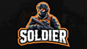 make a high quality soldier mascot logo in 1 day