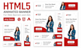 create HTML5 google display ads and animated banner ads