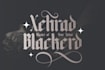 do professional old english calligraphy blackletter logo