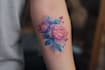 create a watercolor tattoo design