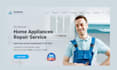 design appliance repair, logo, home appliance, electronics design