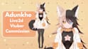 live 2d v tuber model live2d rigging anime v tuber commission for vtube studio