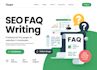 write SEO friendly faqs  for your website or business