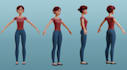 model and rig 3d character in bender, cc4, c4d, iclone 8, unity, mmd, vroid, vrm