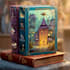 design a vibrant illustrated cartoon book cover