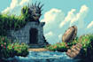 create pixel art game backgrounds and environments