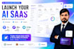 build ai powered saas web app and admin dashboard