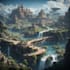 design detailed fantasy landscapes and environments