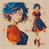 draw anime character design sheet