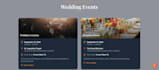 build a modern full stack wedding planner website