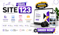 create site 123 freelancer graphic designer web designer photographer portfolio