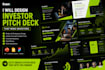 design a compelling business pitch deck and powerpoint presentation