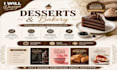 design restaurant instagram posts and food flyers for social media