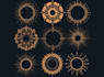 design modarn sacred geometry, mystical and mandala logo