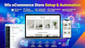 setup wix ecommerce and print on demand automations
