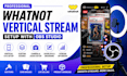 setup whatnot vertical stream for auctions or sport with obs