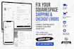 fix squarespace checkout showing wrong shipping options, fix squarespace website